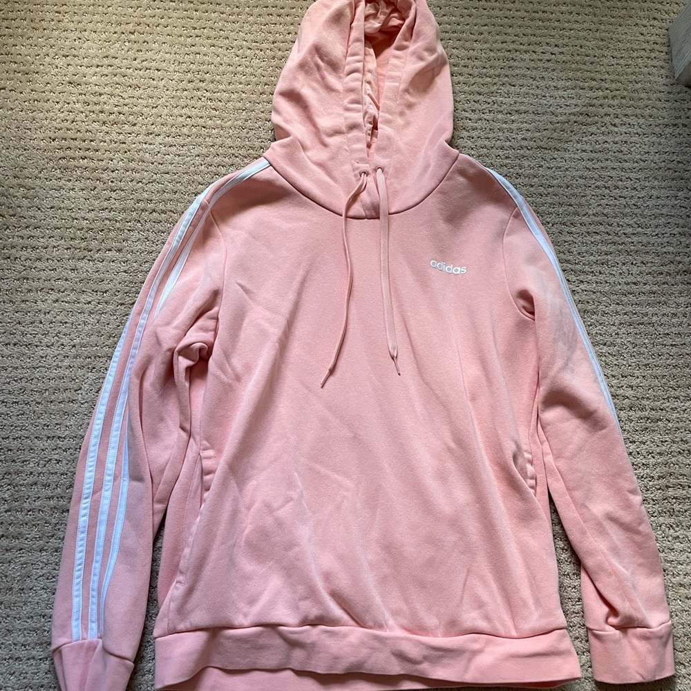 coral adidas hoodie